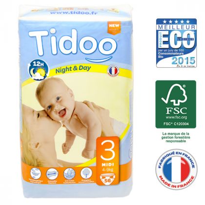COUCHES 4-9 KG T3 TIDOO