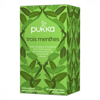 INFUSION TROIS MENTHES BIOX20 PUKKA