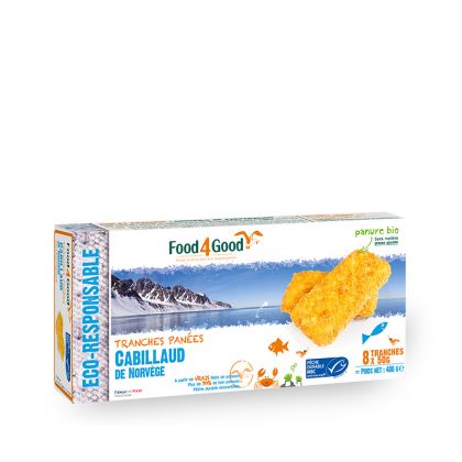 TRANCHE CABIL PANEE 400G FOOD4GOOD
