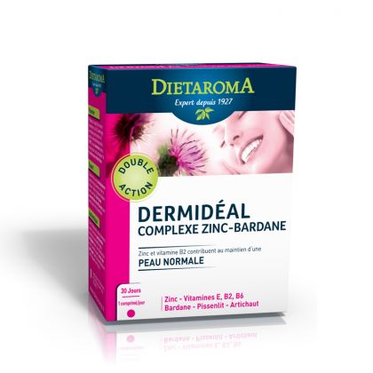 DERMIDEAL ZINC BARDANE 30CP DIETAROMA