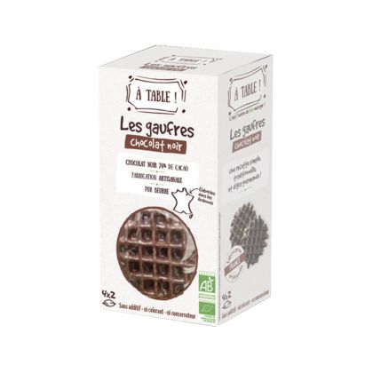 GAUFRE ARTISANALE CHOCO X8 215G A TABLE
