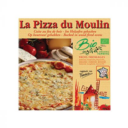 PIZZA 3 FROMAGES 350G MOULIN SURGELE