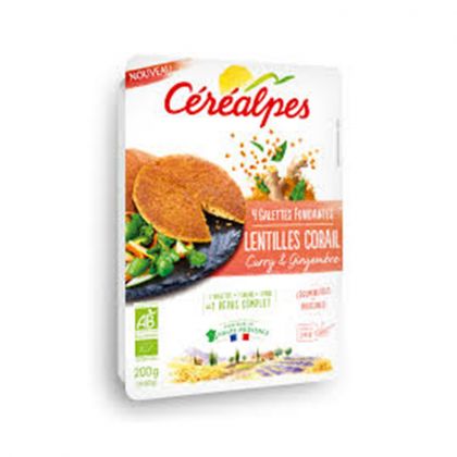 GALETTES LENT CORAIL CURRY 4x50 G CEREAL